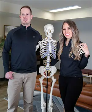 Dr. Haller and Max, family-owned Scottsdale chiropractic clinic owners